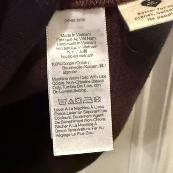 Madewell Brown & black Plaid 3/4 Sleeve tunic /Dress Medium pockets 100% cotton - Picture 7 of 8